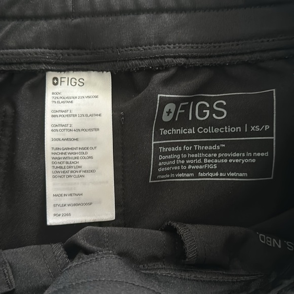 XS/P Figs Joggers - Picture 3 of 3